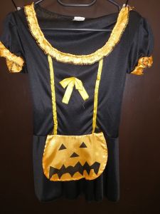 Kids Costumes to Hire - Black & Orange dress - GIRL